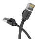 Baseus ātrgaitas plakanais Ethernet CAT6 RJ45 tīkla kabelis 0,5m - melns | High Speed Flat Network Cable 0.5M...
