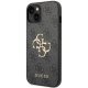 Guess 4G Lielais metāla logotips iPhone 15 - pelēks | Big Metal Logo case for gray