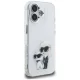 Чехол Karl Lagerfeld IML Aquarelle Karl & Choupette для iPhone 16, белый