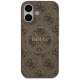 Чехол Guess 4G Ring Classic Logo MagSafe для iPhone 17 – коричневый