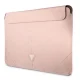 Чехол Guess Saffiano Triangle Logo для ноутбука 16\" - розовый