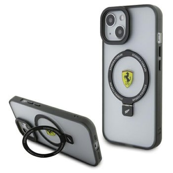 Ferrari iPhone 15 vāciņš Ring Stand 2023 Collection MagSafe, caurspīdīgs
