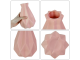 Unbreakable Plastic Flower Vase, Scandinavian Style, 20 cm