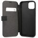 BMW Signature Genuine Leather Book Case for iPhone 13 mini, Black