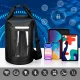 Водонепроницаемая сумка WNA-15L 15 л с RFID-отсеком, черная
