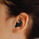 Reusable Silicone Earplugs, Black