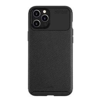 Apple iPhone 12 Pro Max 6,7" Uniq Etui Hexa Case Cover, Black | Telefona Maciņš Vāks Apvalks Bampers