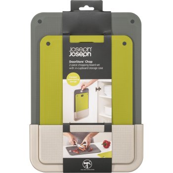 Joseph Joseph DoorStore Chop 2-Piece Chopping Board Set Grey