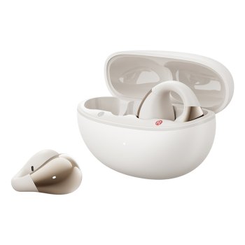 OWS QCY Crossky C30 austiņas ar klipsi IPX4 Bluetooth 5.4 - baltas