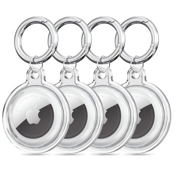 Чехол Tech-Protect Icon для Apple AirTag 4 шт. прозрачный