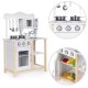 Ecotoys Wooden Kids Kitchen with Oven and Accessories, White