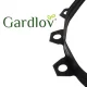 Садовый бордюр Gardlov 00024561 4см x 10м с 20 колышками, черный