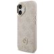 Guess 4G Strass Logo & Big Strap Metal Buttons MagSafe Phone Case Cover iPhone 17 - Pink