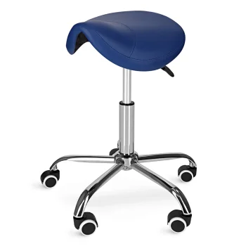 Ergonomiska sedlveida masāžas taburete 4FIZJO ERGO, zila