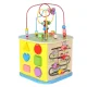 Bakalu Wooden Educational Activity Cube with Maze