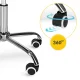 4Fizjo ERGO ergonomiska masāžas taburete - segli, melna