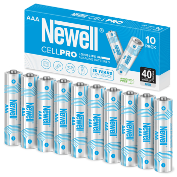 Щелочные батарейки Newell CellPro AAA, 10 шт.