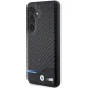 BMW Samsung Galaxy S24 vāciņš Leather Carbon, melns