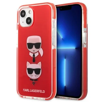 Karl Lagerfeld чехол для iPhone 13 mini Karl&Choupette Head Красный