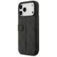 Чехол Guess Book 4G с металлическим логотипом для iPhone 17 Pro Max - черный