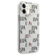 Apple iPhone 12 mini 5.4\'\' US Polo Logo Mania Collection Case Cover (USHCP12SPCUSPA6), White | Telefona Maciņš...