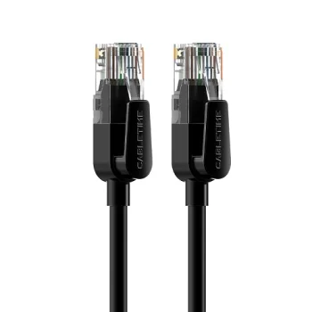 Кабель Cat6 UTP, 25 м, черный