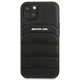 Apple iPhone 14 Plus 6.7\'\' AMG Leather Debossed Lines Case Cover (Amhcp14mgsebk), Black | Telefona Maciņš Vāks...