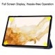 Samsung Galaxy Tab S9+ Plus (SM-X810, SM-X816B) Trifold Stand PU Leather Cover Case, Blue | Чехол Книжка...