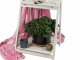 Koka ziedu stends, trīs plauktu augu statīvs | Wooden Flower Stand