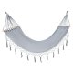 Gotel HM3 Garden Hammock with Wooden Spreader Bars and Fringes Ibiza, 300x100 cm