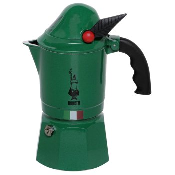 Bialetti Break Alpina Espresso Maker, 3 Cups, Green