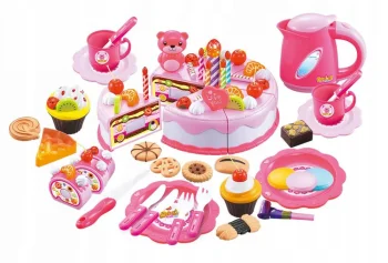 Multistore dzimšanas dienas torte ar piederumiem 80 detaļas LED