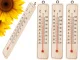 Mājsaimniecības termometrs koka iekštelpu āra | Wood home thermometer indoor outdoor