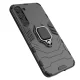 Vāciņš Samsung Galaxy S23+ Ring Armor ar gredzenu un statīvu, melns