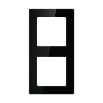 Двойная рамка для выключателей Avatto N-TS10-Frame-B2, черная