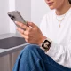 Tech-Protect Silicone Strap for Apple Watch 44 / 45 / 46 / 49 mm - Beige / Starlight