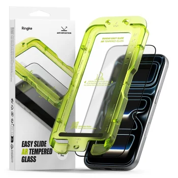 Ringke Easy Slide pretatspīduma rūdītais stikls iPhone 17 Pro | Tempered Glass Screen Protector