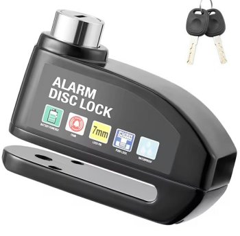 Bremžu disku bloķētājs ar signalizāciju | Brake disc lock with alarm