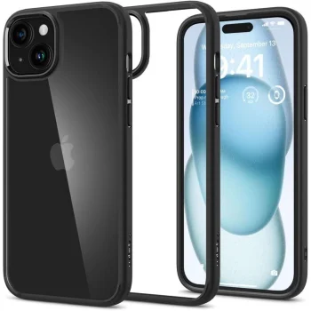 Spigen iPhone 15 vāciņš Ultra Hybrid, matēts melns
