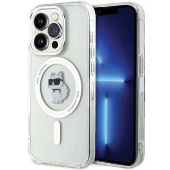 Karl Lagerfeld iPhone 13 Pro Max Case IML Choupette MagSafe, Transparent