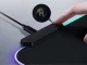 Игровой коврик для мыши с RGB-подсветкой XL 80x30 см, черный