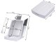 Salokāms kosmētisks galda spogulis ar LED apgaismojumu, Balts | Folding LED Light Table Makeup Mirror