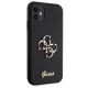 Guess iPhone 11 / XR vāciņš Glitter Script Big 4G, melns