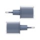 Сетевое зарядное устройство Acefast A53 PD 30W GaN с дисплеем, USB‑C – серый