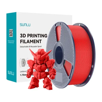 Филамент для 3D-принтера Sunlu PLA+ 2.0 1.75 мм, красный