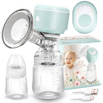 Electric Breast Pump, Lactator, Green (Nukido NK-962)