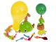 Balloon Launcher & Powered Car Toy Set Aerodynamic Cars Racers Party Supplies with Manual Balloon Pump, Fish