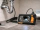 HD inspekcijas kamera endoskops 10m IP67 6 LED LCD displejs, melns