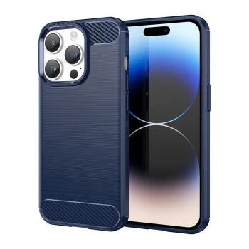 Carbon Case iPhone 14 Pro Max vāciņš, zils