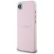 Guess Grained Ring MagSafe vāciņš Apple iPhone 16e, Rozā